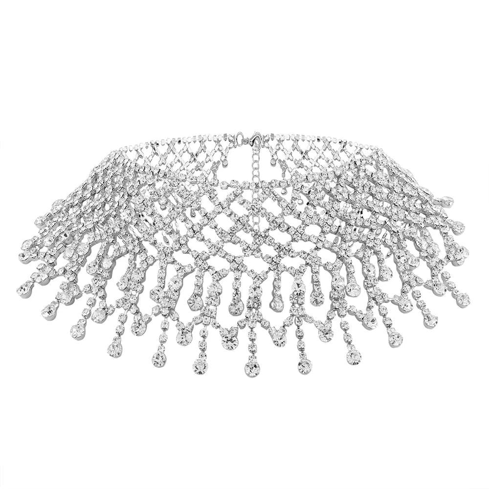 Luxury Crystal Rhinestone Choker Necklace