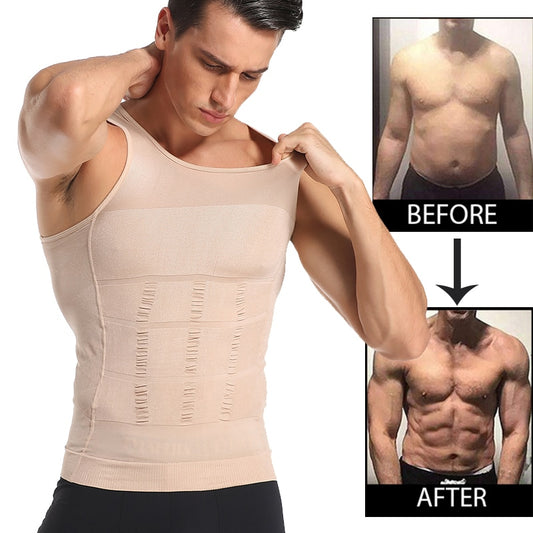 Men Slimming Body Shaper Waist Trainer Vest